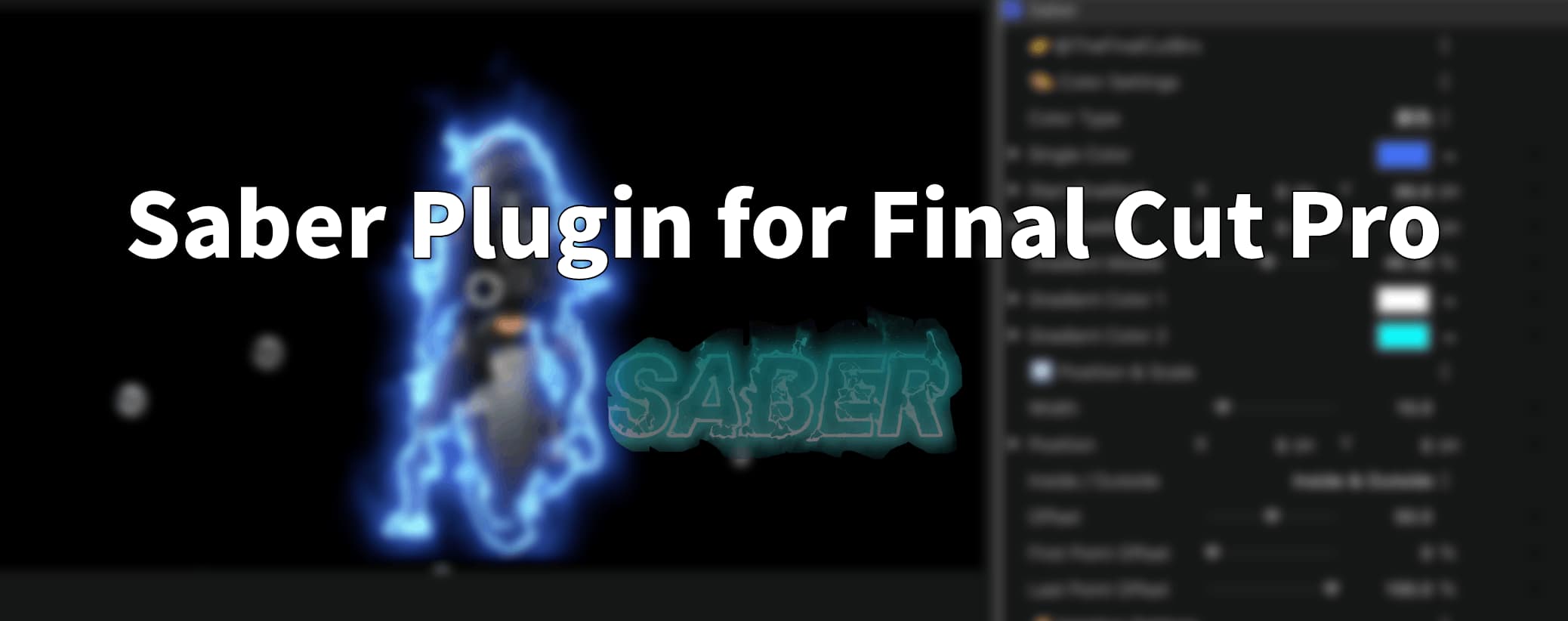 Saber Plugin for Final Cut Pro